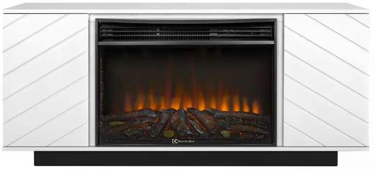 Электрокамин с широким очагом 2D Electrolux