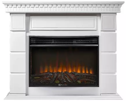 Электрокамин с широким очагом 2D Electrolux