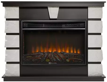 Электрокамин с широким очагом 2D Electrolux