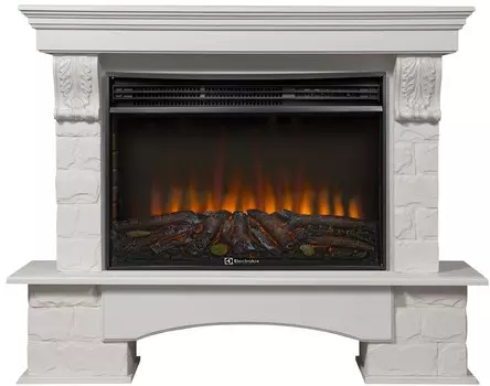 Электрокамин с широким очагом 2D Electrolux
