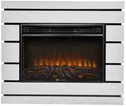 Электрокамин с широким очагом 2D Electrolux