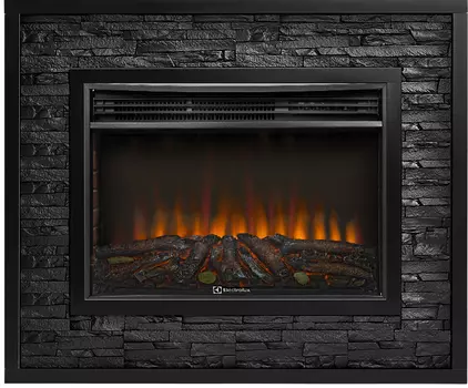 Электрокамин с широким очагом 2D Electrolux