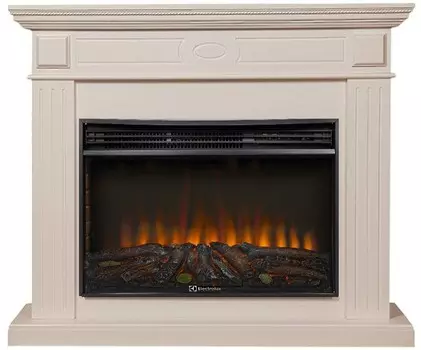 Электрокамин с широким очагом 2D Electrolux