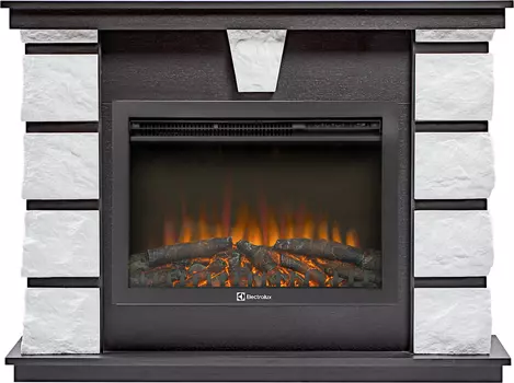Электрокамин с широким очагом 2D Electrolux