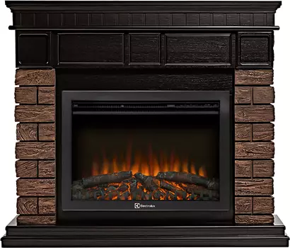 Электрокамин с широким очагом 2D Electrolux