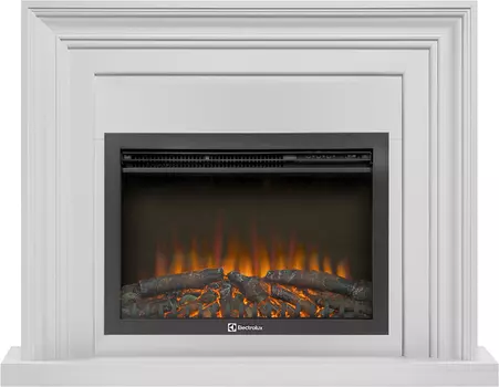 Электрокамин с широким очагом 2D Electrolux