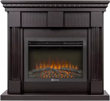 Электрокамин с широким очагом 2D Electrolux