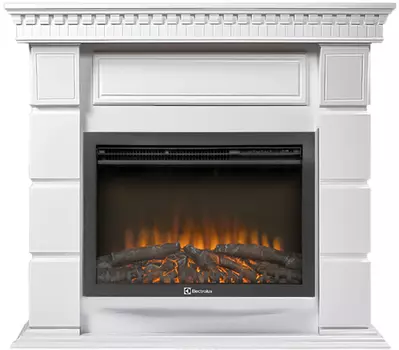 Электрокамин с широким очагом 2D Electrolux