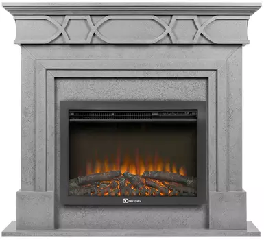 Электрокамин с широким очагом 2D Electrolux