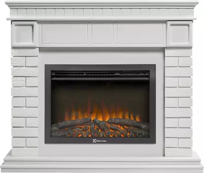 Электрокамин с широким очагом 2D Electrolux