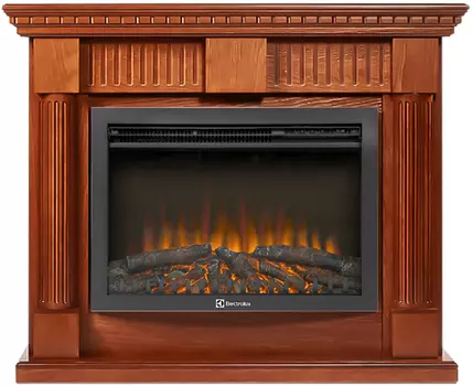 Электрокамин с широким очагом 2D Electrolux