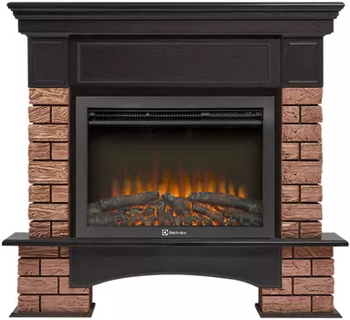 Электрокамин с широким очагом 2D Electrolux