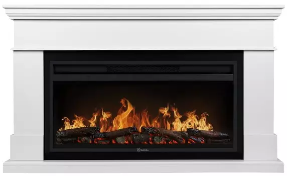 Электрокамин с широким очагом 2D Electrolux