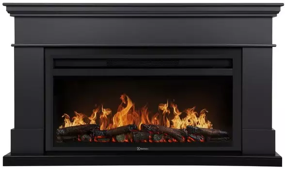 Электрокамин с широким очагом 2D Electrolux