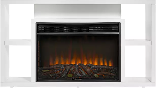 Электрокамин с широким очагом 2D Electrolux