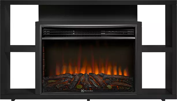Электрокамин с широким очагом 2D Electrolux