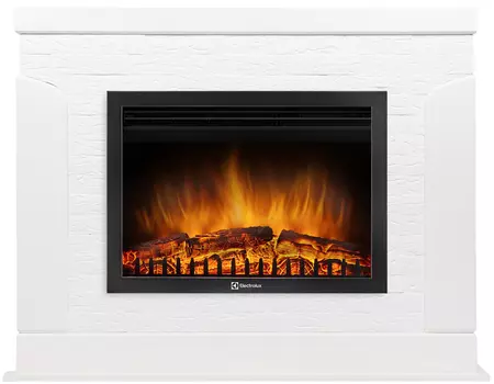 Электрокамин с широким очагом 2D Electrolux