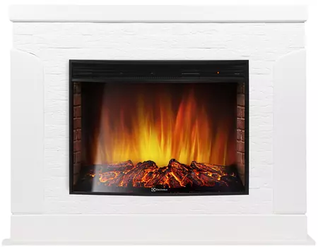 Электрокамин с широким очагом 2D Electrolux