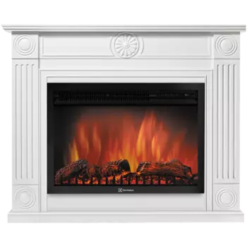 Электрокамин с широким очагом 2D Electrolux