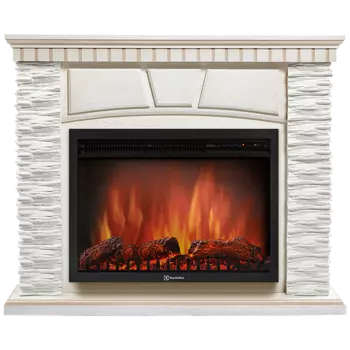 Электрокамин с широким очагом 2D Electrolux