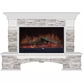 Электрокамин с широким очагом 2D Glenrich