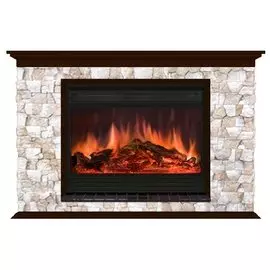 Электрокамин с широким очагом 2D Glenrich