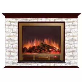 Электрокамин с широким очагом 2D Glenrich
