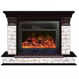 Электрокамин с широким очагом 2D Glenrich