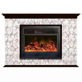 Электрокамин с широким очагом 2D Glenrich