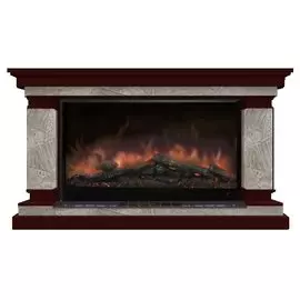 Электрокамин с широким очагом 2D Glenrich