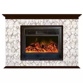 Электрокамин с широким очагом 2D Glenrich