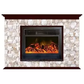 Электрокамин с широким очагом 2D Glenrich