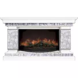 Электрокамин с широким очагом 2D Glenrich