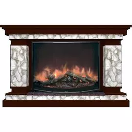 Электрокамин с широким очагом 2D Glenrich