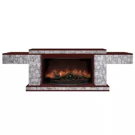 Электрокамин с широким очагом 2D Glenrich