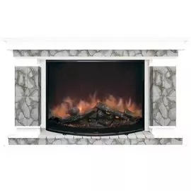 Электрокамин с широким очагом 2D Glenrich