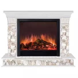 Электрокамин с широким очагом 2D Glenrich