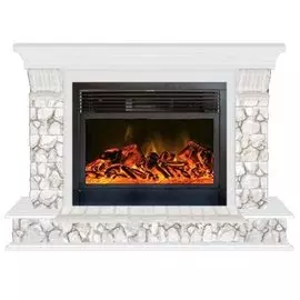 Электрокамин с широким очагом 2D Glenrich