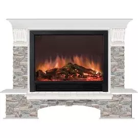 Электрокамин с широким очагом 2D Glenrich