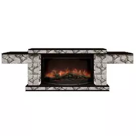 Электрокамин с широким очагом 2D Glenrich