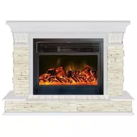 Электрокамин с широким очагом 2D Glenrich