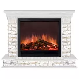 Электрокамин с широким очагом 2D Glenrich