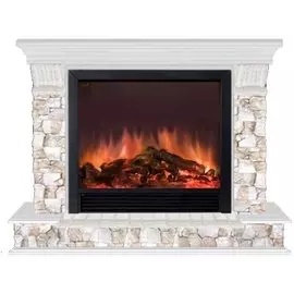 Электрокамин с широким очагом 2D Glenrich