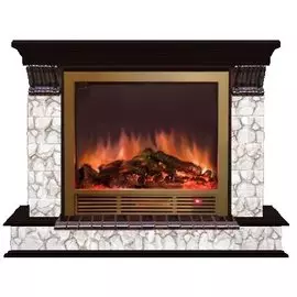 Электрокамин с широким очагом 2D Glenrich