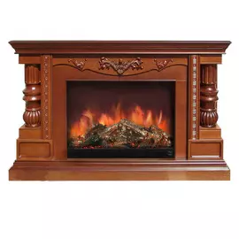 Электрокамин с широким очагом 2D Glenrich