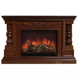 Электрокамин с широким очагом 2D Glenrich