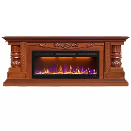 Электрокамин с широким очагом 2D Glenrich