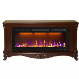 Электрокамин с широким очагом 2D Glenrich