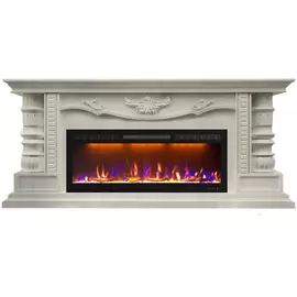 Электрокамин с широким очагом 2D Glenrich