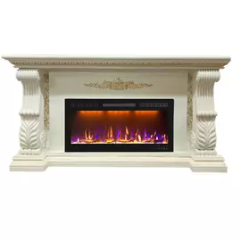 Электрокамин с широким очагом 2D Glenrich